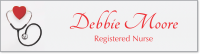 2x8 Custom Healthy Heart Designer Nameplate