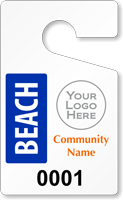 Plastic ToughTags™ for Beach Parking Permits