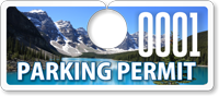 PhotoTag™ Mirror Parking Permits (non blocking)