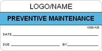 Preventive Maintenance Label [add name or logo]