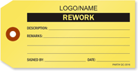 Custom Rework Tag [add your name or logo]