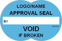 Approval Seal  Void if Broken Label