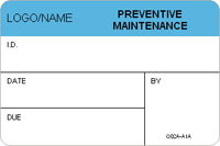 Preventive Maintenance Label [add name or logo]