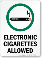 Electronic Cigarettes Allowed