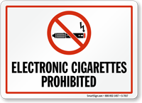 Electronic Cigarettes Prohibited