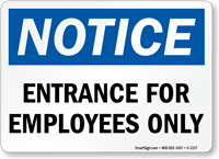 Notice  Sign