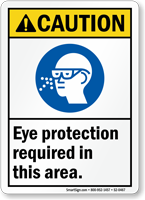 Eye Protection Required In Area