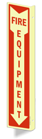 Fire Equipment GlowSmart™ Sign (with Arrow)