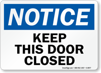 Notice  Sign