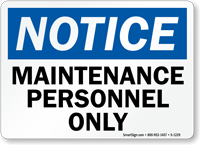 Notice  Sign