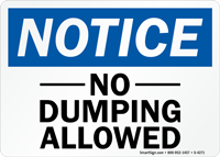 Notice  Sign