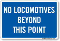 Railroad Clamp Sign