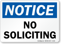 Notice  Sign