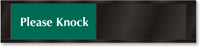 Please Knock In Session Do Not Disturb Slider Sign