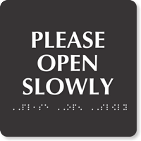 TactileTouch™ Sign with Braille