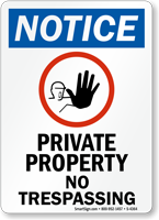 Notice  Sign