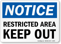 Notice  Sign