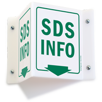 With Bottom Arrow 2 Sided Projecting Sign