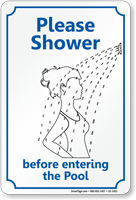 Shower Before Entering The
