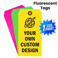 Custom Fluorescent Paper Tags