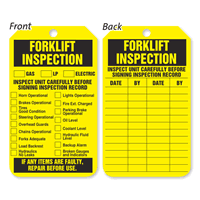 Air Leak Instructions Tag