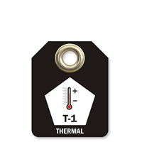 Thermal Double Sided Energy Source Identification Micro Tag