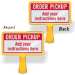 Order Pickup Custom ConeBoss Sign