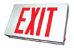 Chicago Approved Exit Sign, Steel face