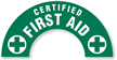 Certified First Aid Hard Hat Decals