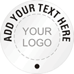 One line of circular text, Center Logo