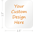 Custom Design Hardhat Labels-Square