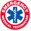 Emergency Medical Technician Hard Hat Labels