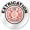Extrication Hard Hat Stickers