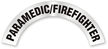 Paramedic/Firefighter Rocker Hard Hat Decals