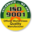 ISO 9001 COMMITMENT TO QUALITY Hard HAT DECAL