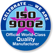 ISO 9002 COMMITMENT TO QUALITY Hard HAT DECAL
