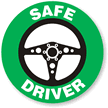 Safe Driver Hard Hat Labels