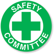 Safety Committee Hard Hat Labels