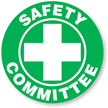 Safety Committee Hard Hat Labels
