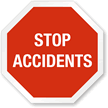 Knock Out Accidents Hard Hat Decal