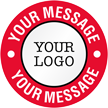 Add Your Logo And Message Here Custom Hard Hat Decal