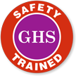 GHS Safety Trained Hard Hat Decals