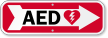 Automated External Defibrillator Sign