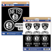 Brooklyn Nets NBA Decal Set