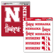 Nebraska Cornhuskers Decal Set