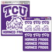 TCU Horned Frogs Decal Set