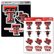 Texas Tech Red Raiders Decal Set