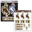 Wyoming Cowboys Decal Set