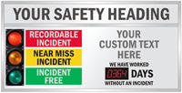 Custom Big Job Safety Scoreboard