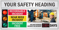 Custom Big Job Safety Scoreboard